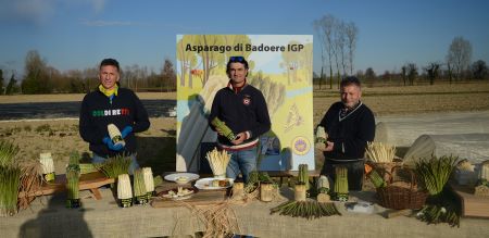 immagine di repertorio della diretta rai dedicata all'asparago I.G.P. di Badoere del 18 marzo 2021